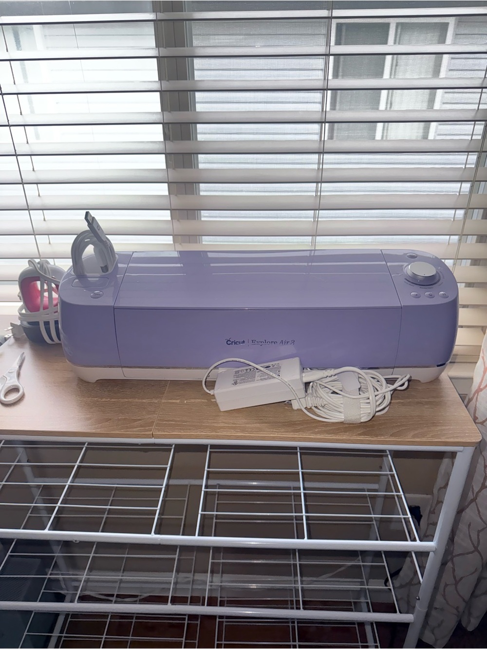 Cricut Explore Air 2 with accessories and heat press